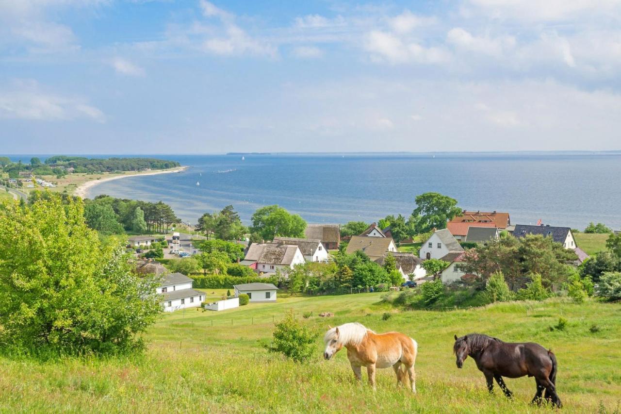 Appartementhaus Inselwind FeWo 13 MEERstrand Meerblick, Gartennutzung Groß Zicker Exterior foto